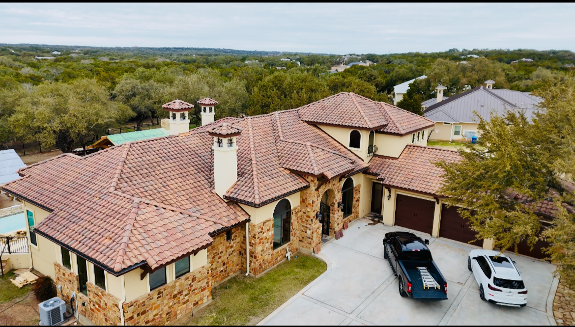 San Antonio Tile Roof Pressure Washing Image